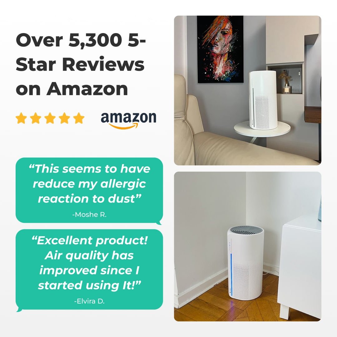 Sensibo Pure - Pollution Sensing Smart HEPA Air Purifier