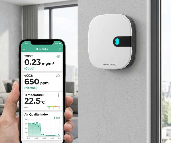Smart AC control + air quality monitoring