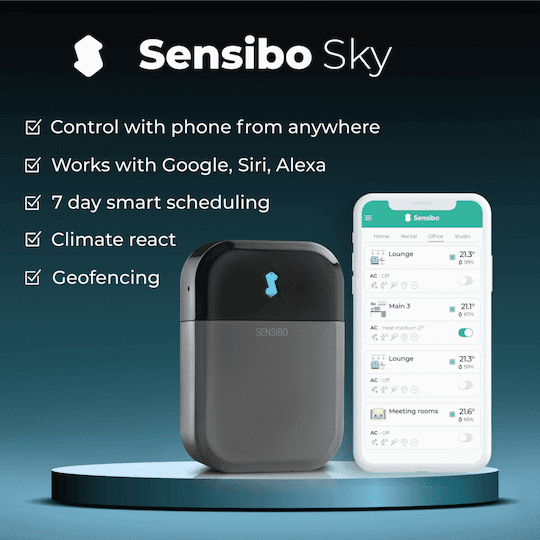 Autonom Kritik Torrent Sensibo Sky - Smart AC Controller, Make Your Air Conditioner Smart