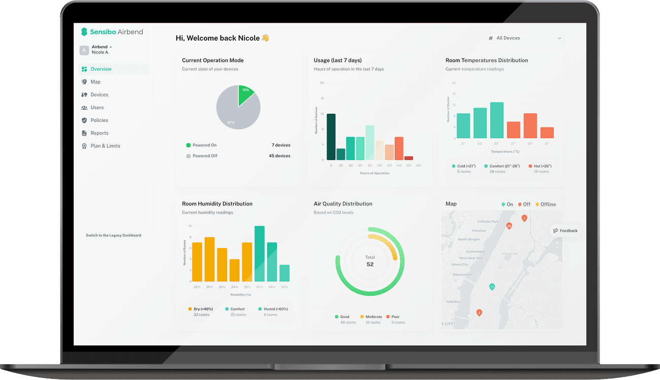 Sensibo Airbend platform