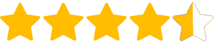 4.5 stars rating